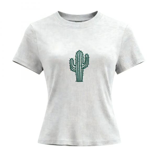 Cotton Short Sleeve Bodycon T-Shirt, High Quality for Women